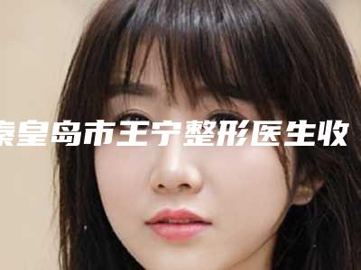 秦皇岛市王宁整形医生收费标准医生名单一览