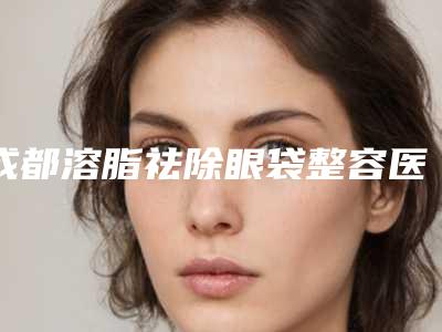 成都溶脂祛除眼袋整容医院这10家才是真的火,成都青羊区第五人民医院口腔科不退圈