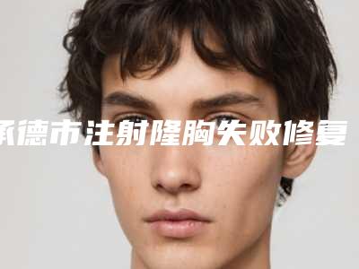 承德市注射隆胸失败修复有名的医生(王鹏医生为您的整形增添更多保障)