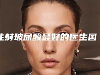 注射玻尿酸最好的医生国内:注射玻尿酸医生top50强哪个更好一些