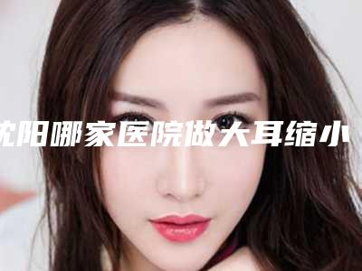沈阳哪家医院做大耳缩小比较好?