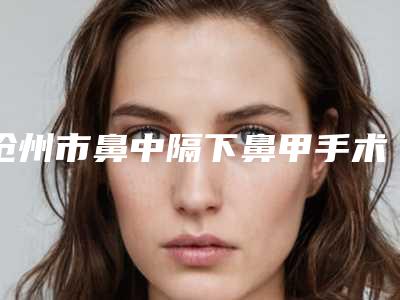 沧州市鼻中隔下鼻甲手术好的医院(沧州韩博仕医疗美容诊所实力也不错~)