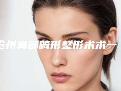 沧州鼻部畸形整形术术一般都需要多少钱
