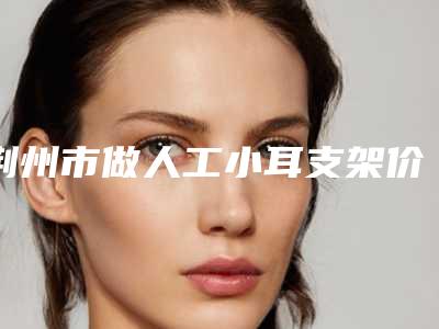 荆州市做人工小耳支架价格(费用)清单2025版均价公布(近6个月均价为:42333元)