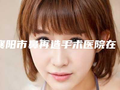 襄阳市鼻再造手术医院在榜清单前十优势分析(襄阳新艾伊尔医疗美容诊所口碑出色有资质)