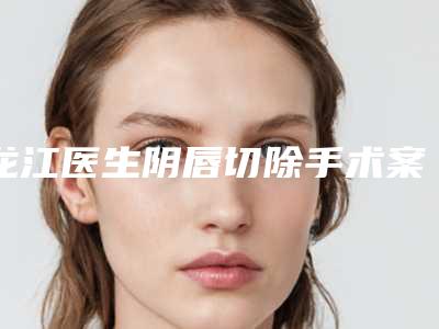 龙江医生阴唇切除手术案例-价格表详解
